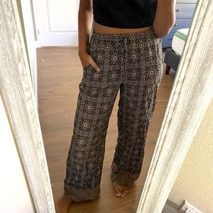 F21 Paisley Palazzo Pants